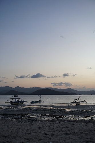 Sonnenuntergang Gili Gede, Indonesien von Sinne Schouten