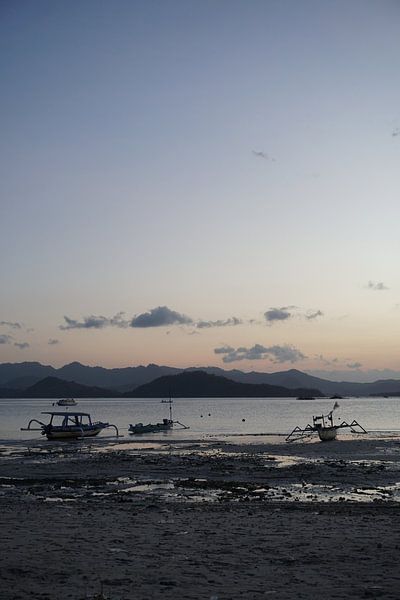 Coucher de soleil à Gili Gede, Indonésie par Sinne Schouten