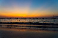 Zonsondergang Zanzibar van Gerwin Hoogsteen thumbnail