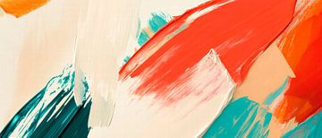Colour explosion on canvas by Poster Art Shop