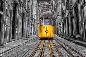 De oude man en de oude tram