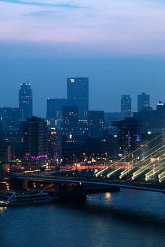 Blick auf das Stadtzentrum von Rotterdam von Pieter Wolthoorn