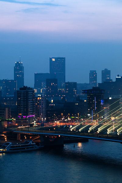 Vue du centre ville de Rotterdam par Pieter Wolthoorn