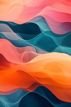 Wavy Color Explosion no.1 by Studio BB