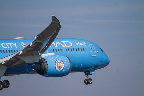 Etihad Boeing 787-9 Manchester City Livery