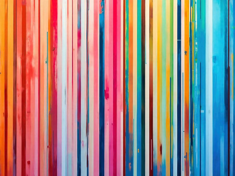 lignes abstraites en couleurs vives par The Photo Artist