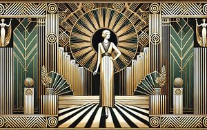 Golden Twenties Flair in Art Deco