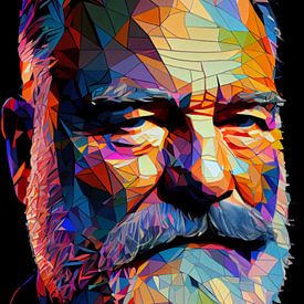 Citations d'Ernest Hemingway sur WpapArtist WPAP Artist