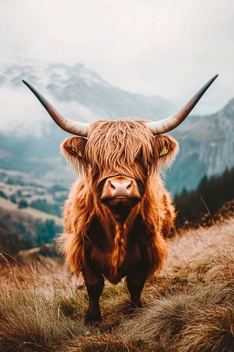 Hooglanders Berglandschap
