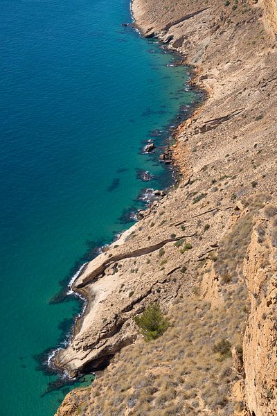 Rock formation on the Mediterranean coast by Adriana Mueller