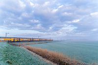 NS Trein in winters landschap