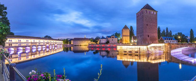 Ponts Couverts in Straßburg van Jan Schuler