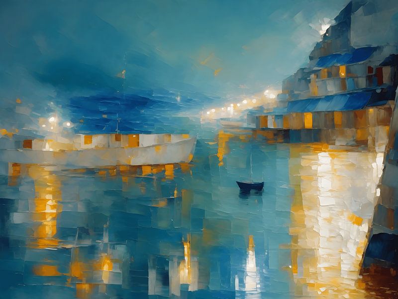 Abend auf See von Jolique Arte