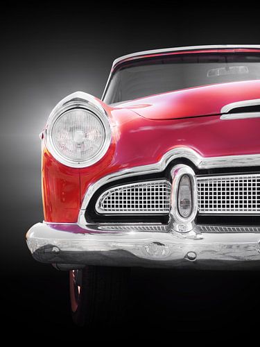 Amerikanischer Oldtimer 1956 Scheinwerfer Kühlergrill von Beate Gube