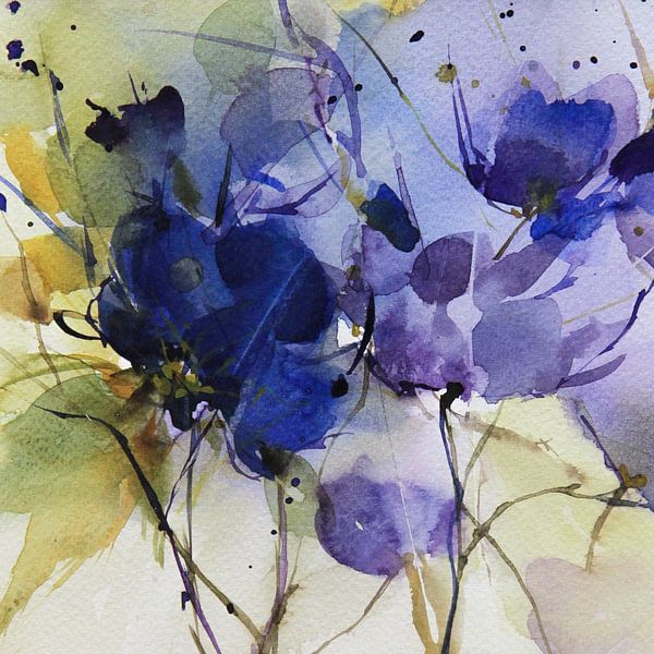 Heavenly blue by annemiek art