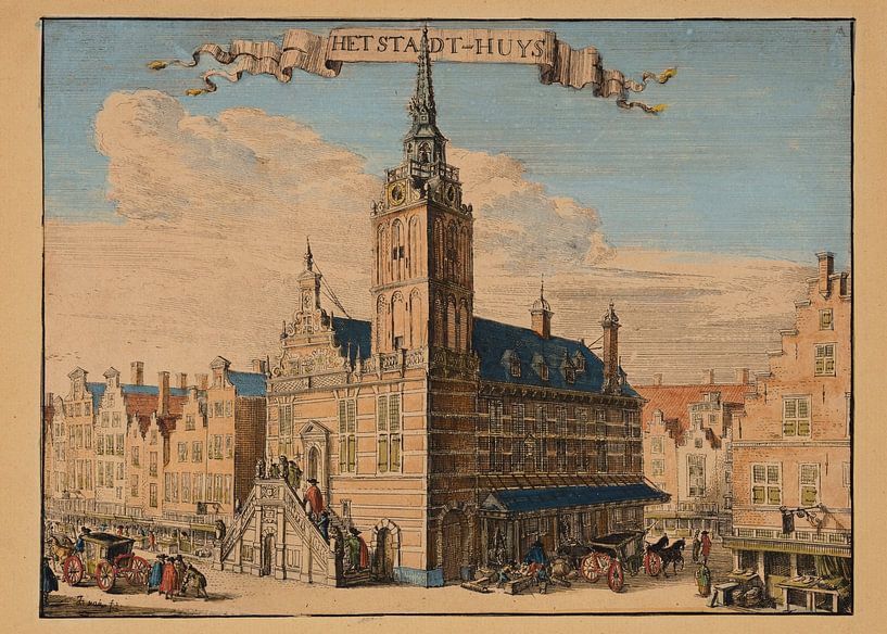 Rotterdam, 1695, the town hall by Atelier Liesjes