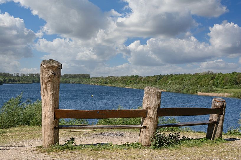 am Naturschutzgebiet Elbsee in Düsseldorf von Peter Eckert