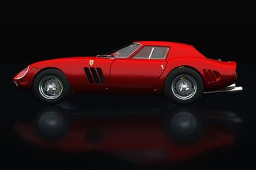 Ferrari 250 GTO vue latérale