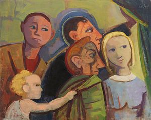 Karl Hofer, Neugierige, 1947