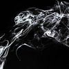 Abstract White Smoke - Spirit Mood von Philippe HUGONNARD