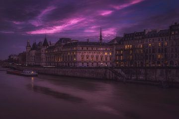 Seine mauve Paris