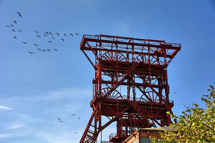Kronkelende toren en vogelvlucht van Edgar Schermaul