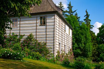 Goethes Gartenhaus im Park am Ilm, Weimar von Mixed media vector arts