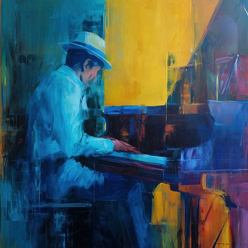 Abstracte piano muziek