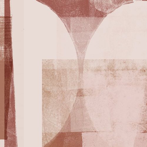 Raw Romance. Moderne abstracte kunst in warme kleuren III