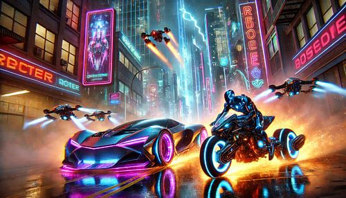 Cyberpunk Monster Trucks Bosedi