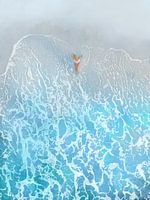 Woman in the sea - Digitally Painted