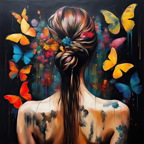 Flower Portrait 94.9 by Eye catching paintings