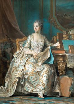 Marquise de Pompadour, Maurice-Quentin de La Tour