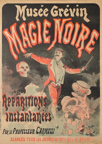 Jules Chéret - Musée Grévin, Black Magic (1887) by Peter Balan
