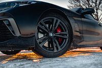 BMW Z4 M40i in de sneeuw