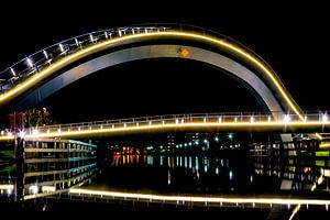Nordholländischer Kanaal und die Melkwegbrücke