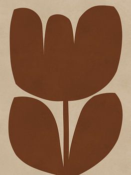 Expressionistische bloem 3