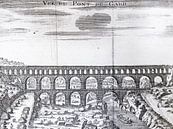 Kopergravure van de Pont du Gard by Martijn Joosse thumbnail