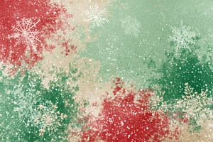 Schneeflocken in abstrakte Weihnachten mit Vintage-Textur