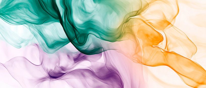 Coloured watercolour backgrounds in motion by Poster Art Shop