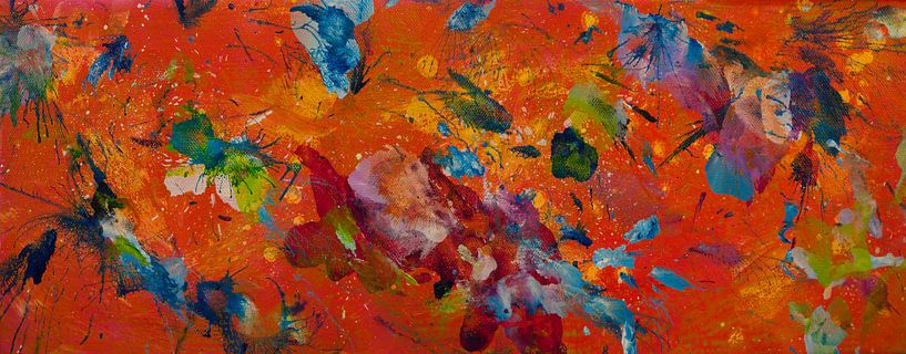 Orange with spots by Freddy Hoevers