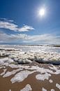 Beautiful surf with sea foam in the foreground by Dafne Vos thumbnail