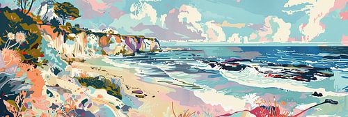 Landschaftliche Collage