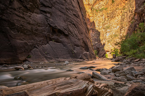Narrows Zion park Amerika