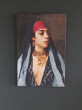 Klantfoto: Schoonheid uit een harem, Franz Xaver Kosler van Atelier Liesjes, op canvas