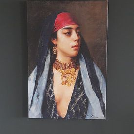 Photo de nos clients: La beauté d'un harem, Franz Xaver Kosler par Atelier Liesjes, sur toile