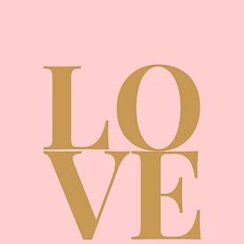 Amour (rose/doré) sur MarcoZoutmanDesign