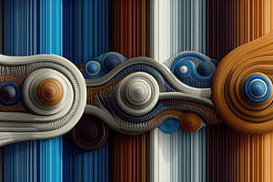 Abstrakt-Geometrische Formen in 3D + Strichzeichnungen