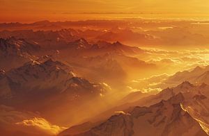 Wolkenbruch im letzten Licht
