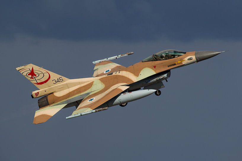 Israelische Luchtmacht F-16 Fighting Falcon van Dirk Jan de Ridder